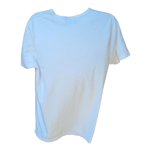 Cream Retro Fingermouse Fanclub 1985 Graphic Short Sleeve Tee - Size M - Picture 2 of 3